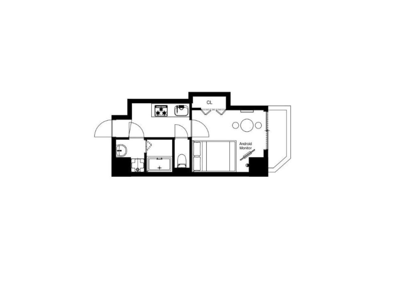 Ferienwohnung Grandia Shinsaibashi Ōsaka Zimmer foto