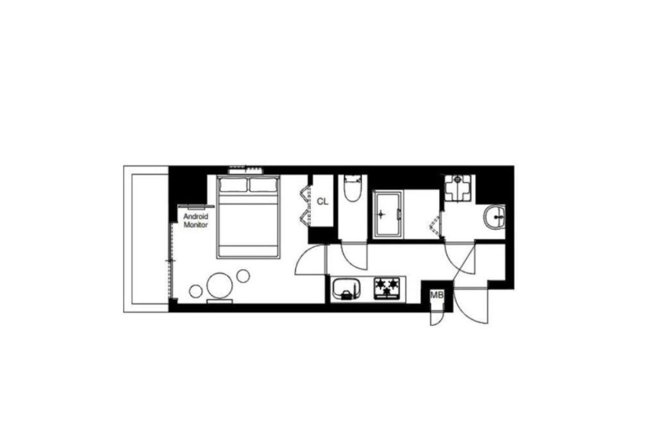 Ferienwohnung Grandia Shinsaibashi Ōsaka Zimmer foto